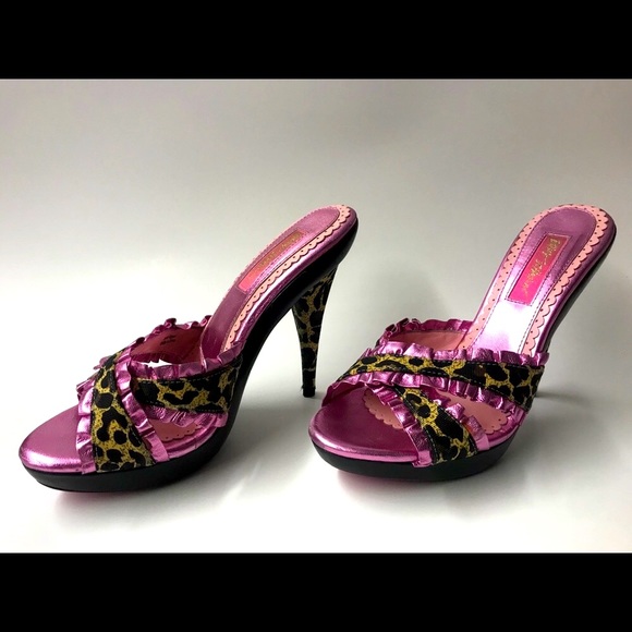 Betsey Johnson Shoes Vintage Betsey Johnson Pink Leopard - Main Image